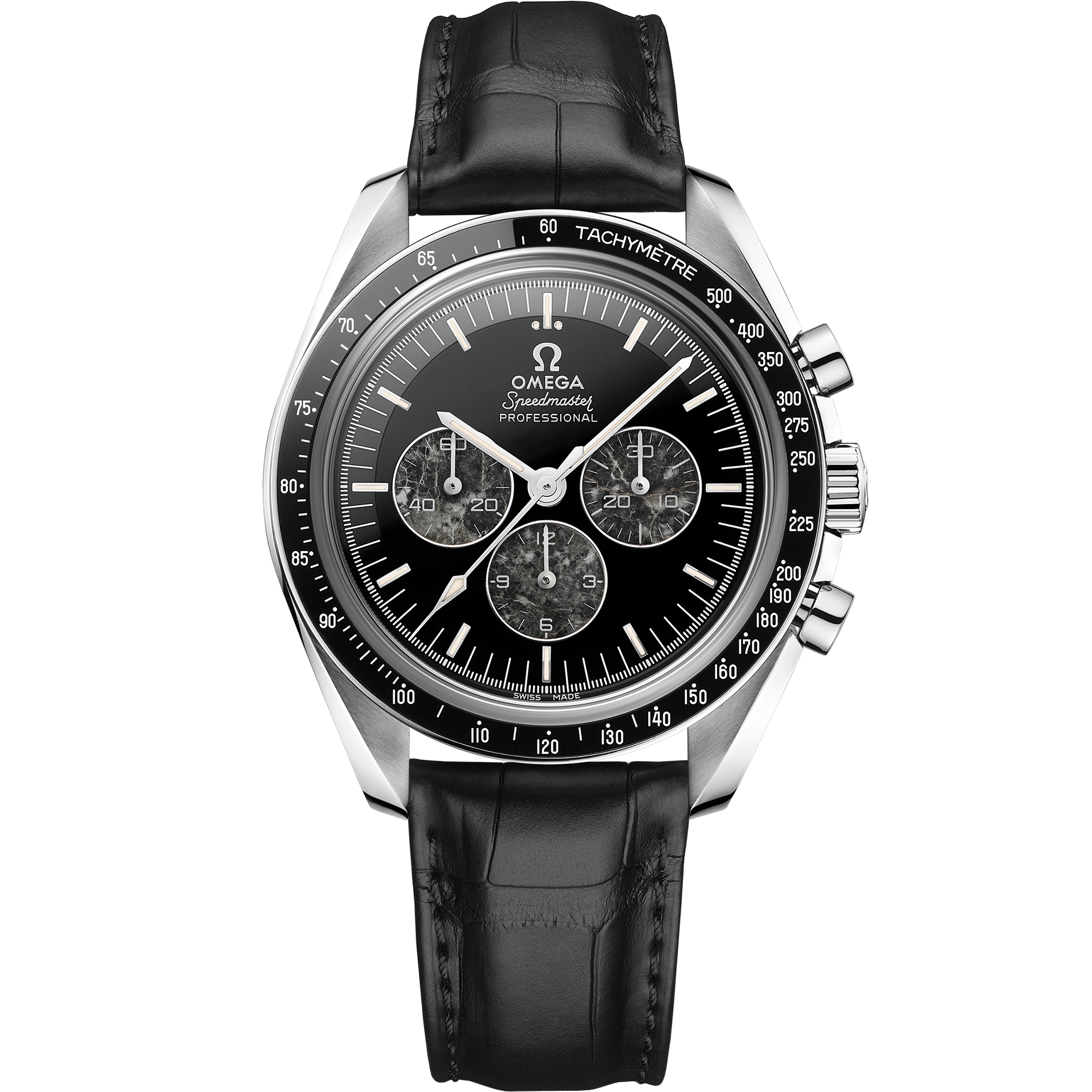 Heritage Models 42 mm - 311.93.42.30.99.001 Speedmaster Calibre 321 42 mm, platinum on leather strap