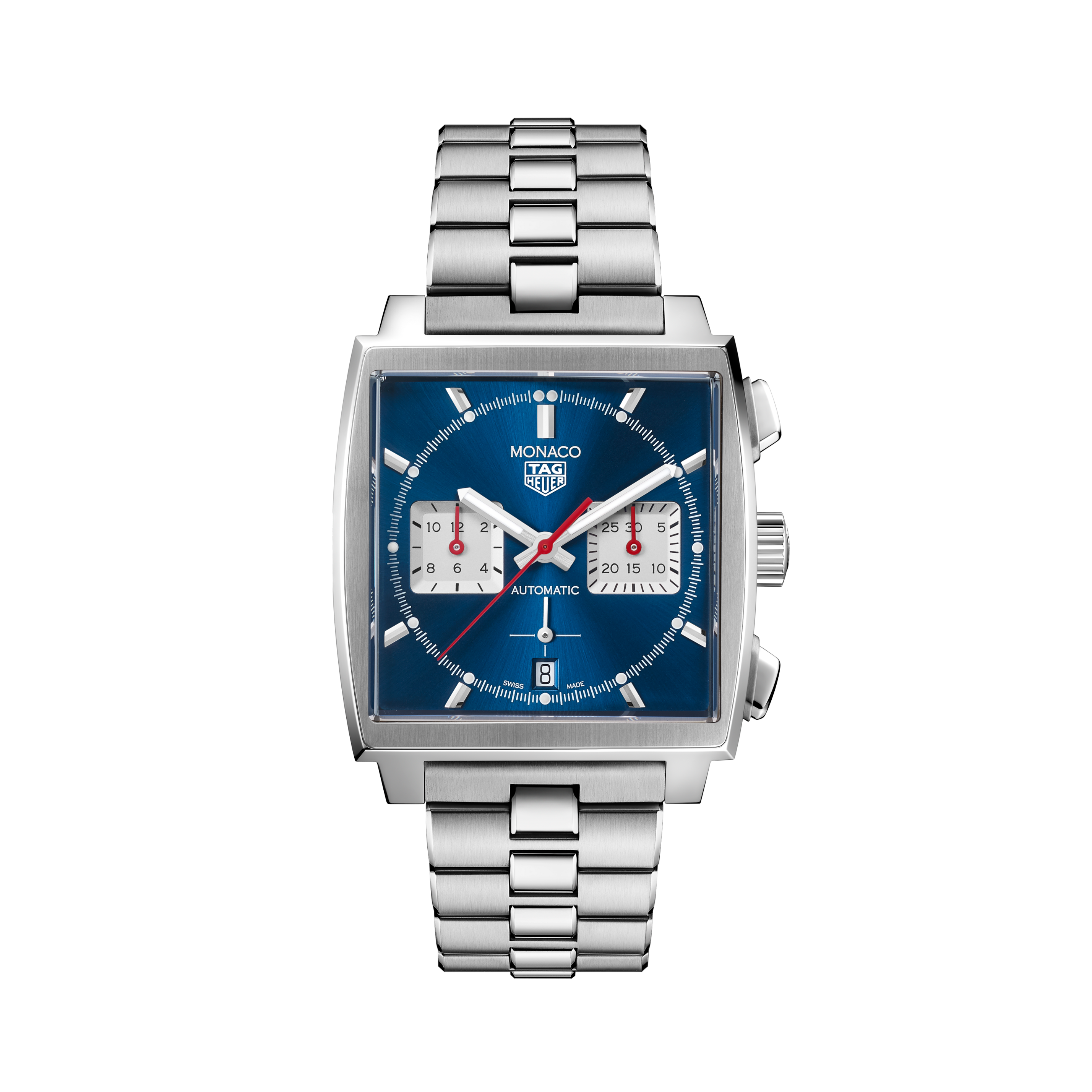 CBL2111.BA0644 TAG Heuer Monaco Chronograph Automatic, 39 mm, Steel