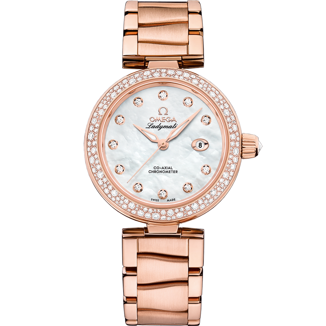De Ville Ladymatic 34 mm, Sedna™ gold on Sedna™ gold - 425.65.34.20.55.010