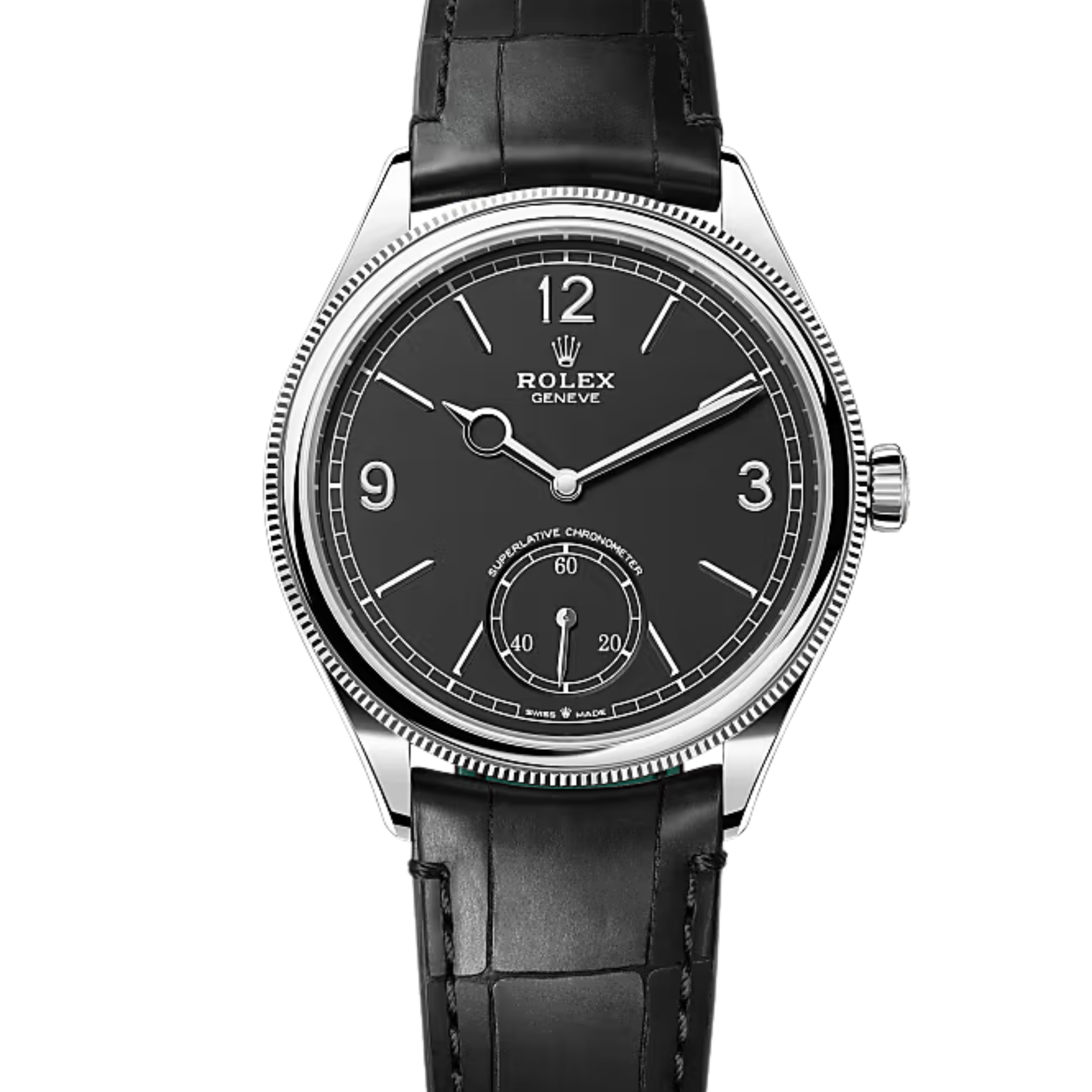 52509 Rolex NEW 1908 - 39 mm, 18 ct white gold, polished finish