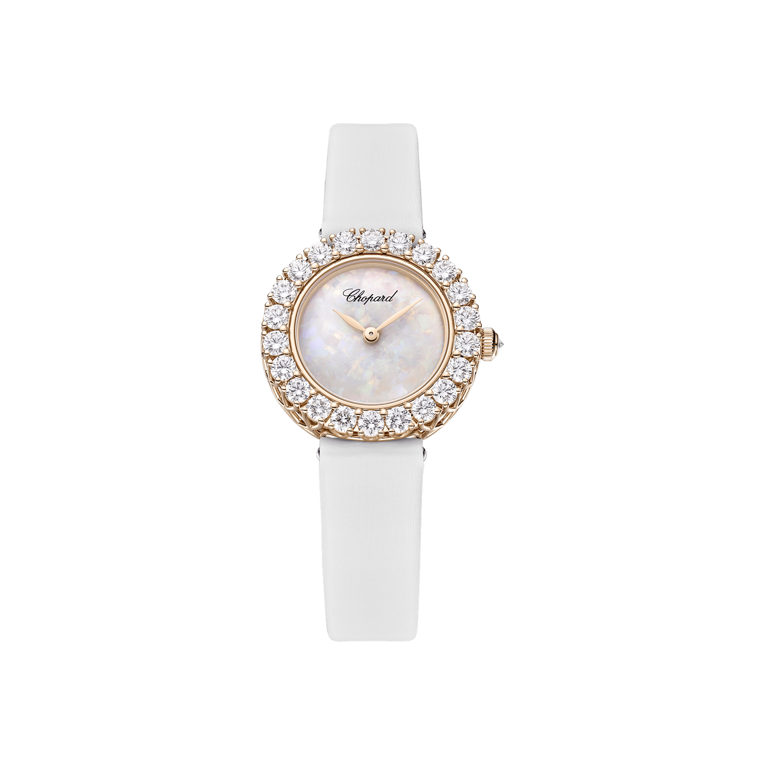 13A178-5317 L'heure du Diamant Round 26 mm, manual-wound, ethical rose gold, diamonds