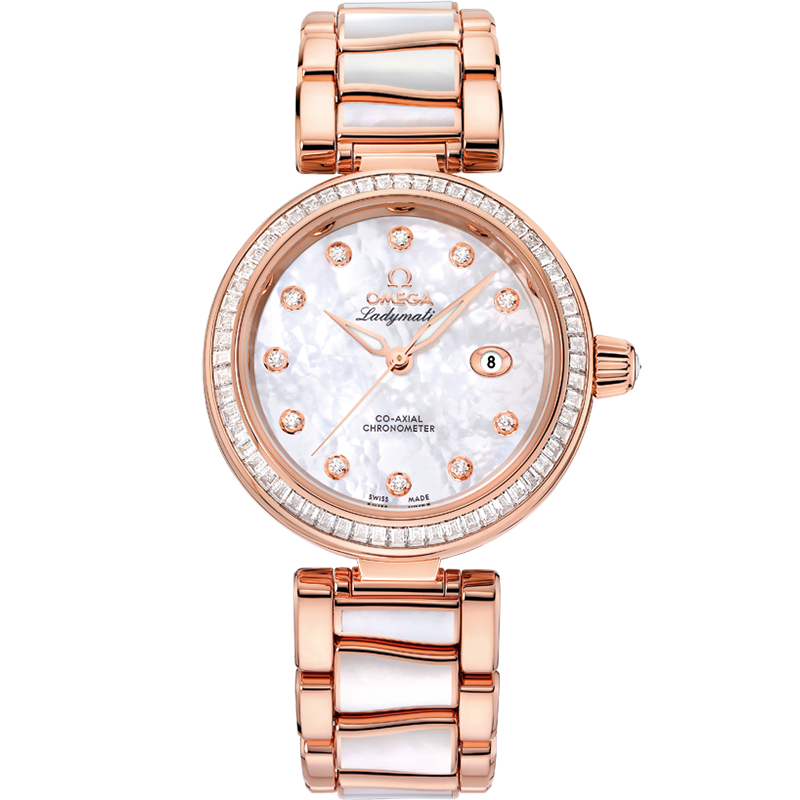 recLpRew4fMgFlb3w.png De Ville Ladymatic 34 mm, Sedna™ gold on Sedna™ gold - 425.65.34.20.55.007 - Image 1