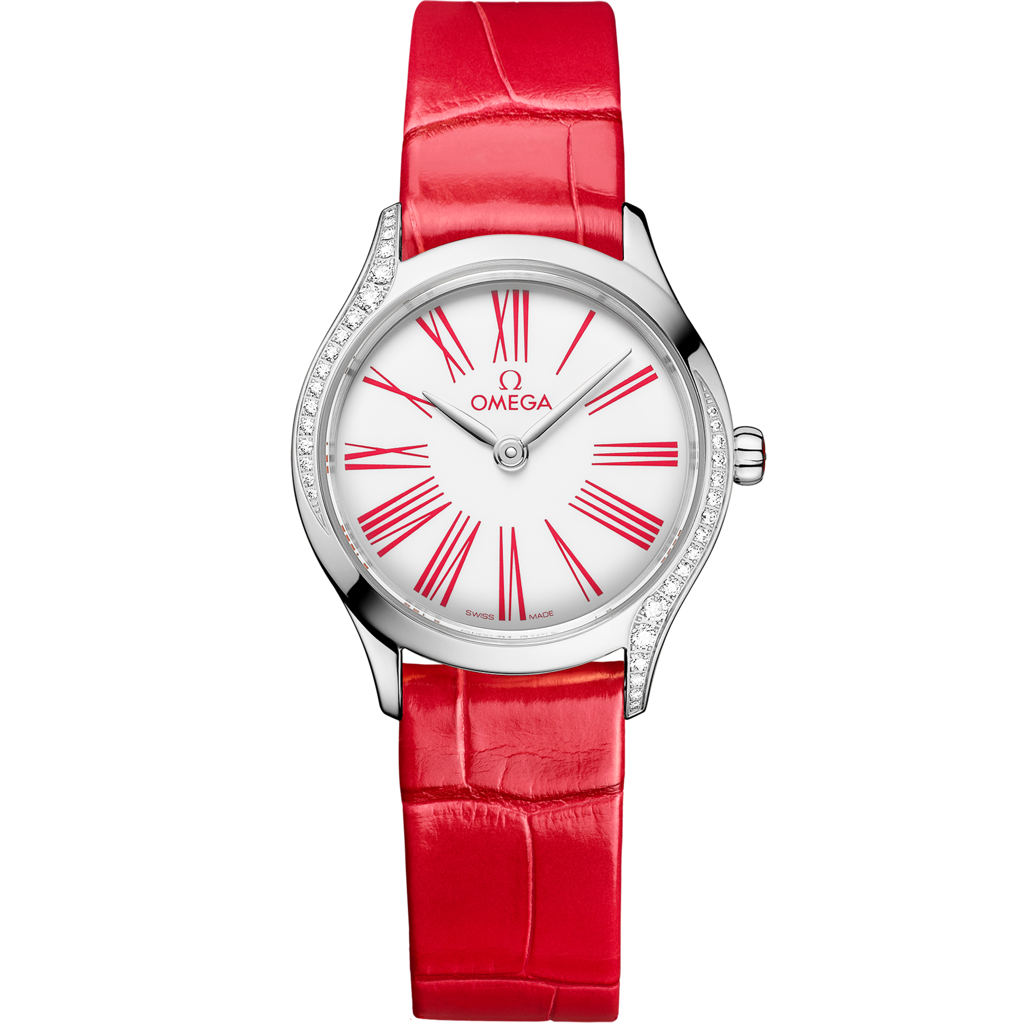 De Ville Mini Trésor 26 mm Steel on Alligator - 428.18.26.60.04.003 De Ville Mini Trésor 26 mm, steel on alligator