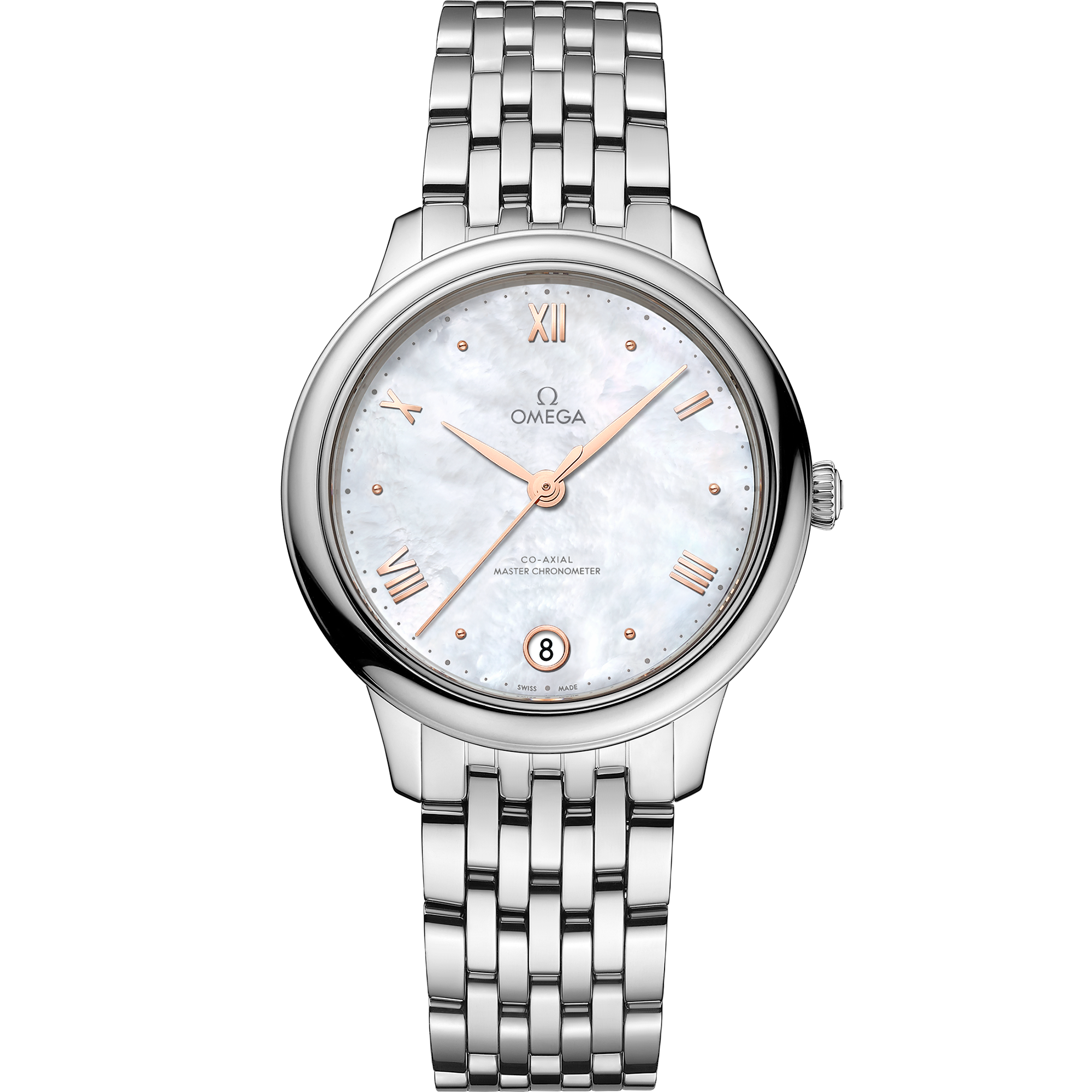 De Ville Prestige 34 mm, steel on steel - 434.10.34.20.05.001 De Ville Prestige Co-Axial Master Chronometer 34 mm, steel on steel