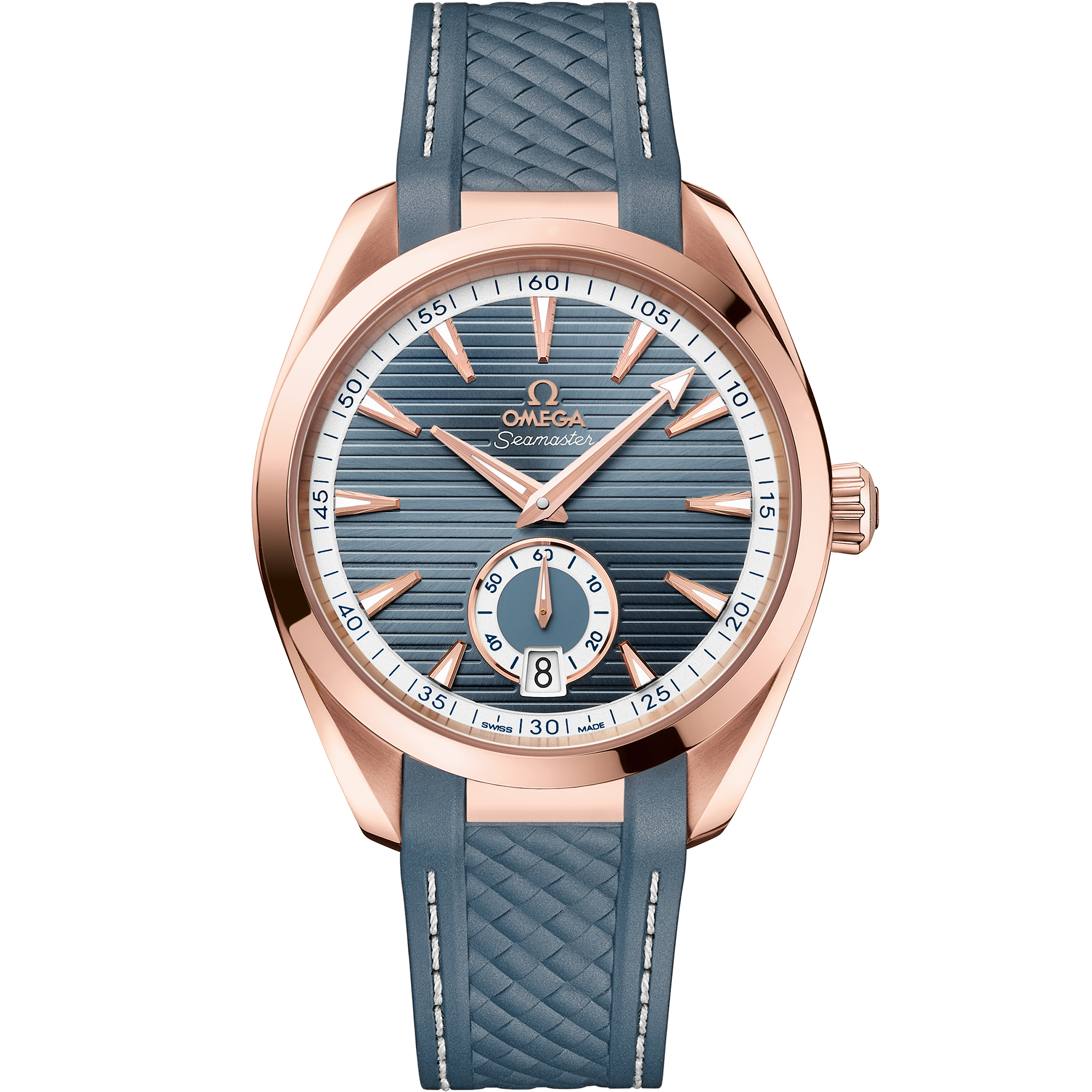 Seamaster Aqua Terra 150M 41 mm - Sedna™ gold on rubber strap - 220.52.41.21.03.002 Seamaster Aqua Terra 150M 41 mm, Sedna™ gold on rubber strap