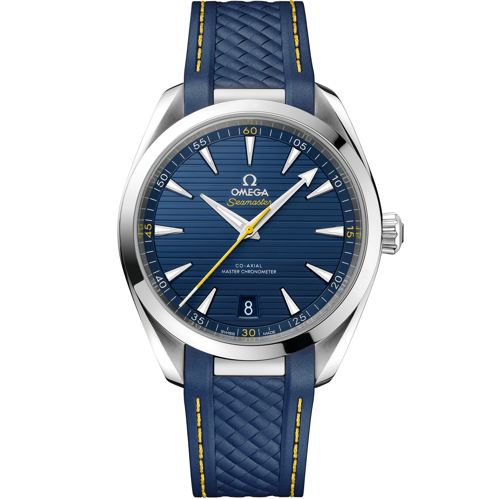 Seamaster Aqua Terra 150M 41 mm, steel on rubber strap - 220.12.41.21.03.009 Seamaster Aqua Terra 150M Co-Axial Master Chronometer 41 mm, steel on rubber strap