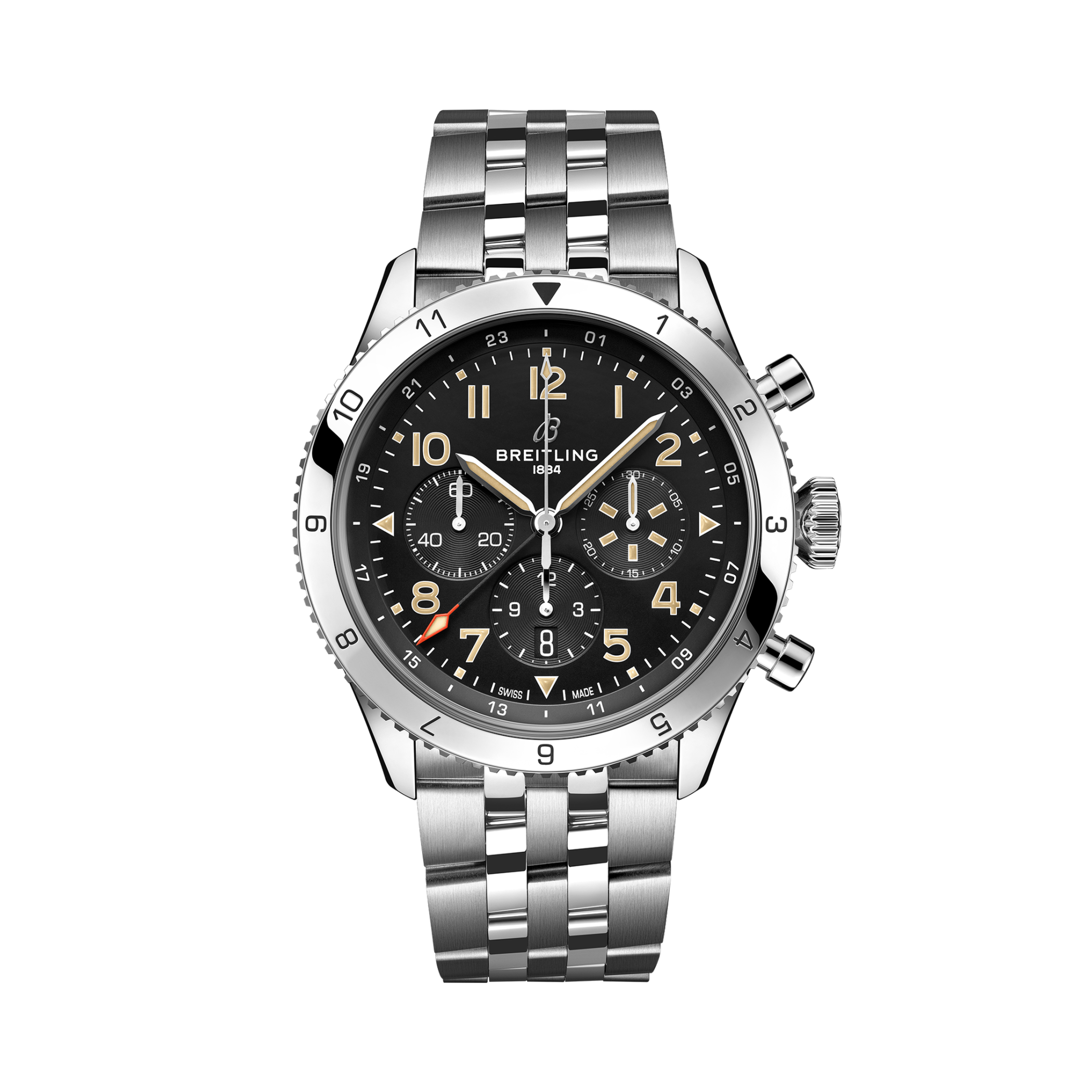 Super AVI B04 Chronograph GMT 46 P-51 Mustang - AB04453A1B1A1