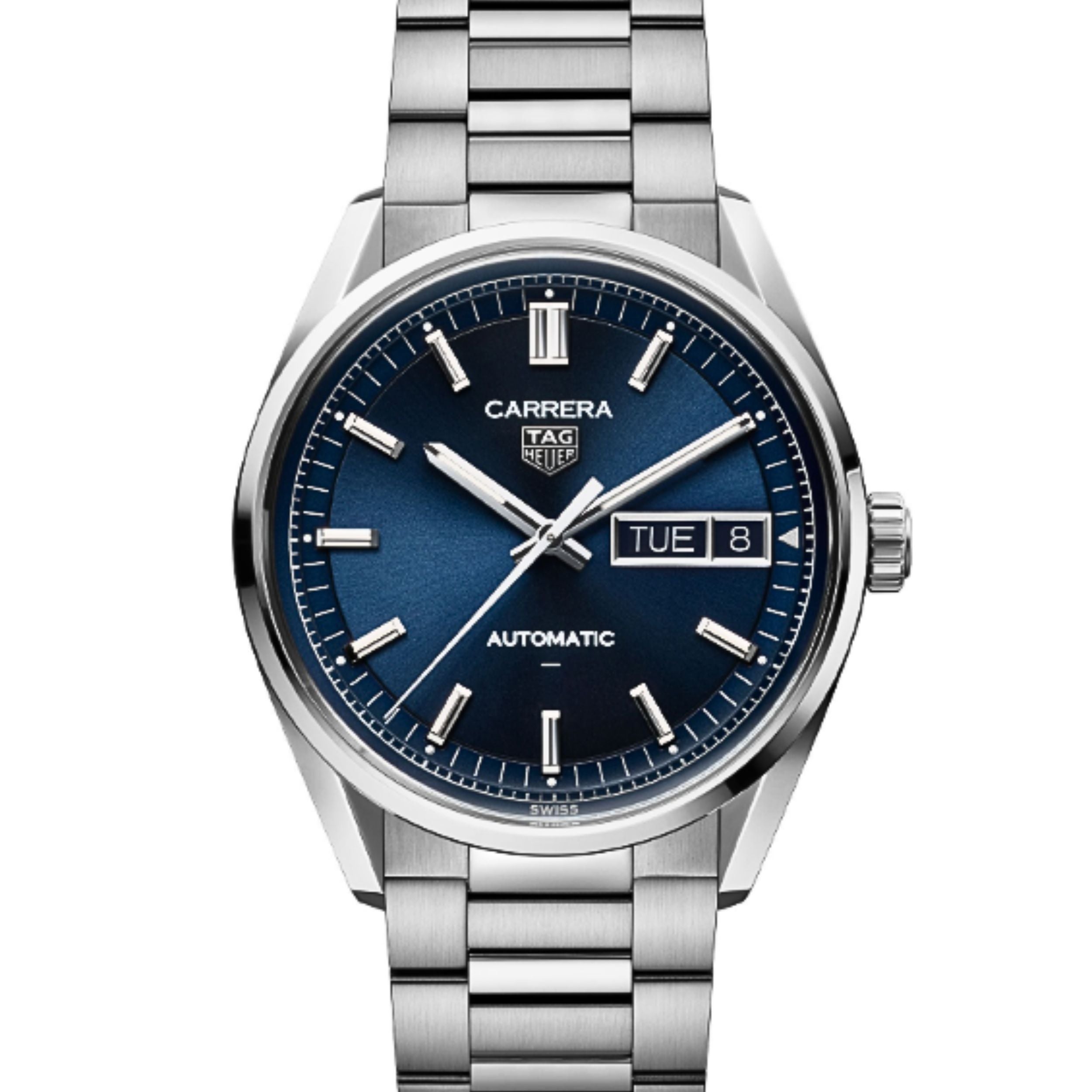 WDA2112.BA0043 TAG Heuer Carrera Day-Date Automatic, 41 mm, Steel TAG Heuer Carrera Day-Date Automatic, 41 mm, Steel WDA2112.BA0043