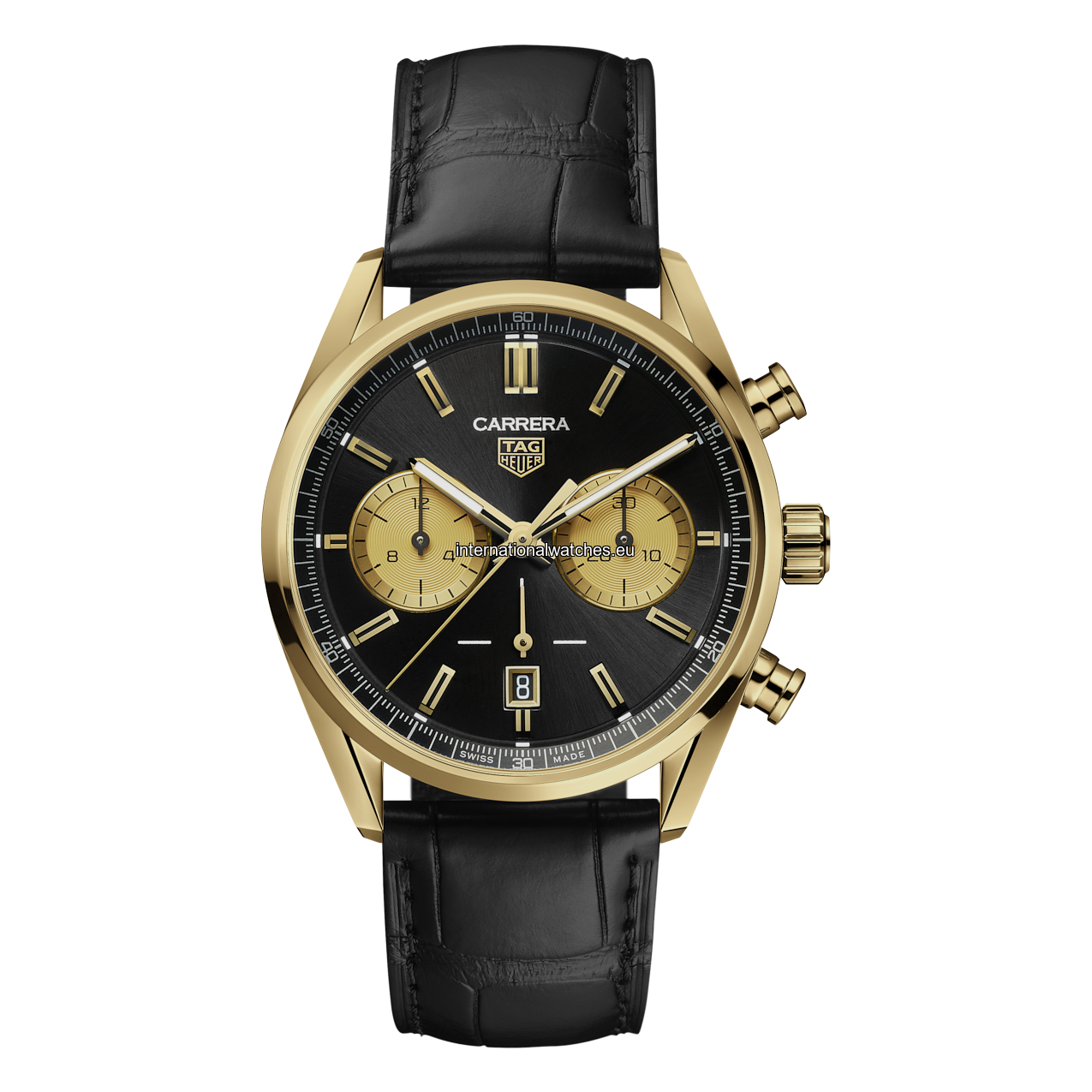 CBN2044.FC8313 TAG Heuer Carrera Chronograph Automatic, 42 mm, 18K 3N yellow gold