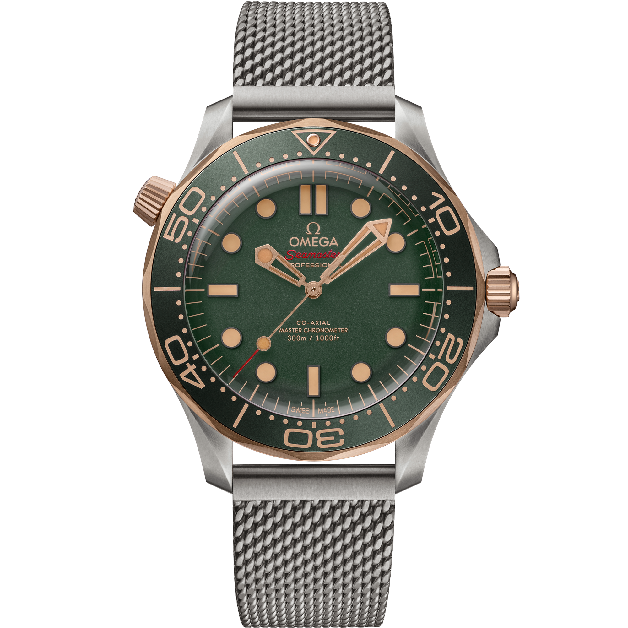Seamaster Diver 300M 42 mm, titanium - Bronze gold on titanium - 210.90.42.20.10.001 Seamaster Diver 300M Co-Axial Master Chronometer 42 mm, titanium - Bronze gold on titanium