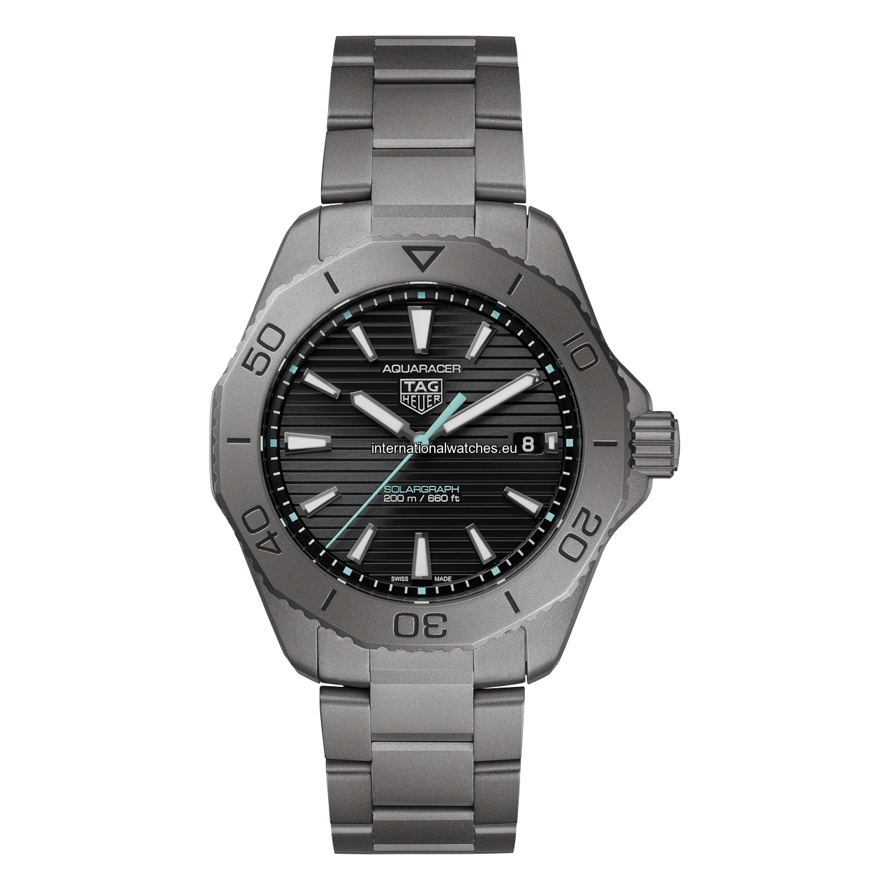 WBP1180.BF0000 TAG Heuer Aquaracer Professional 200 Solargraph Solar Quartz, 40 mm, Titanium