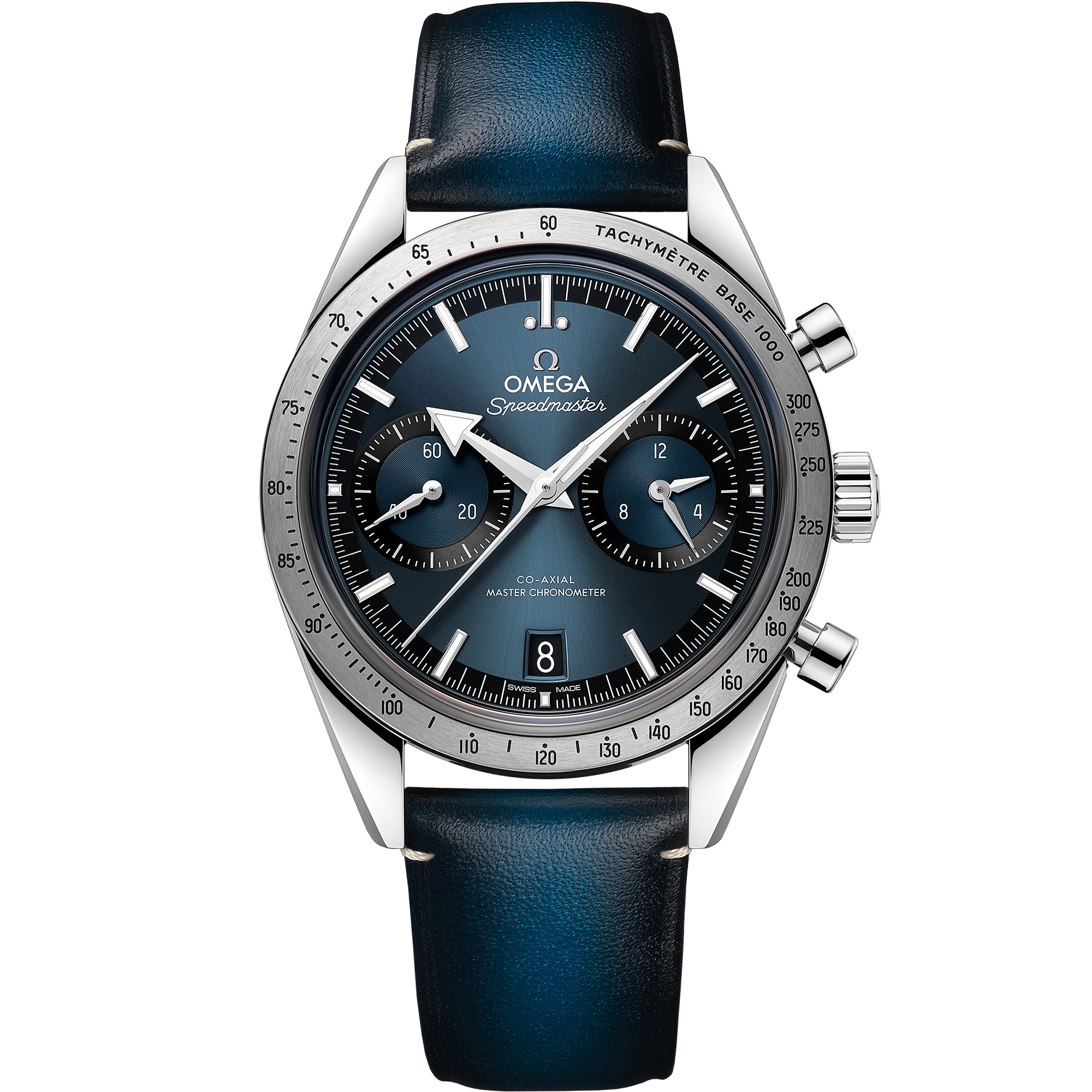 Heritage Models 40.5 mm - 332.12.41.51.03.001 Speedmaster '57 Co-Axial Master Chronometer Chronograph 40.5 mm, steel on leather strap