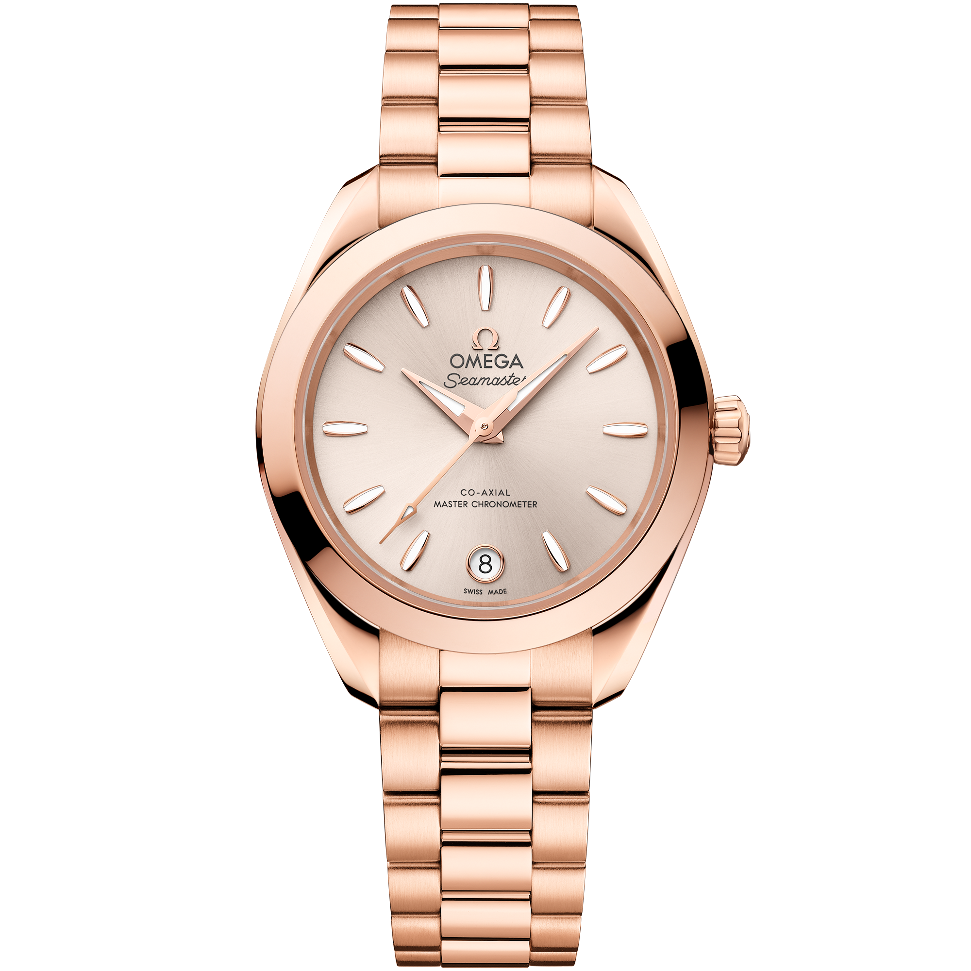 Seamaster Aqua Terra 150M 30 mm - Sedna™ gold on Sedna™ gold - 220.50.30.20.09.001 Seamaster Aqua Terra 150M 30 mm, Sedna™ gold on Sedna™ gold