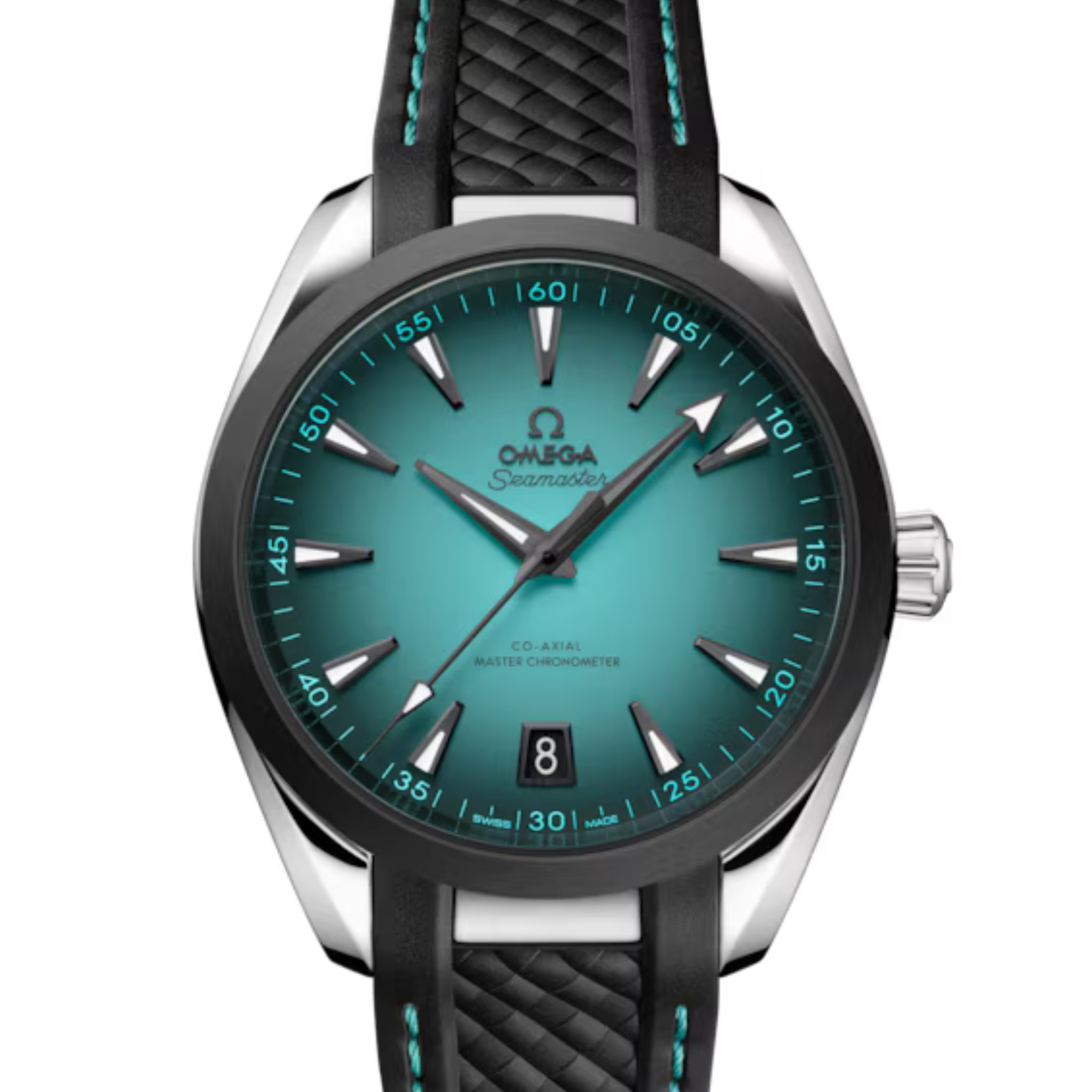 Seamaster Aqua Terra 150M 41 mm, steel on rubber strap - 220.32.41.21.03.001