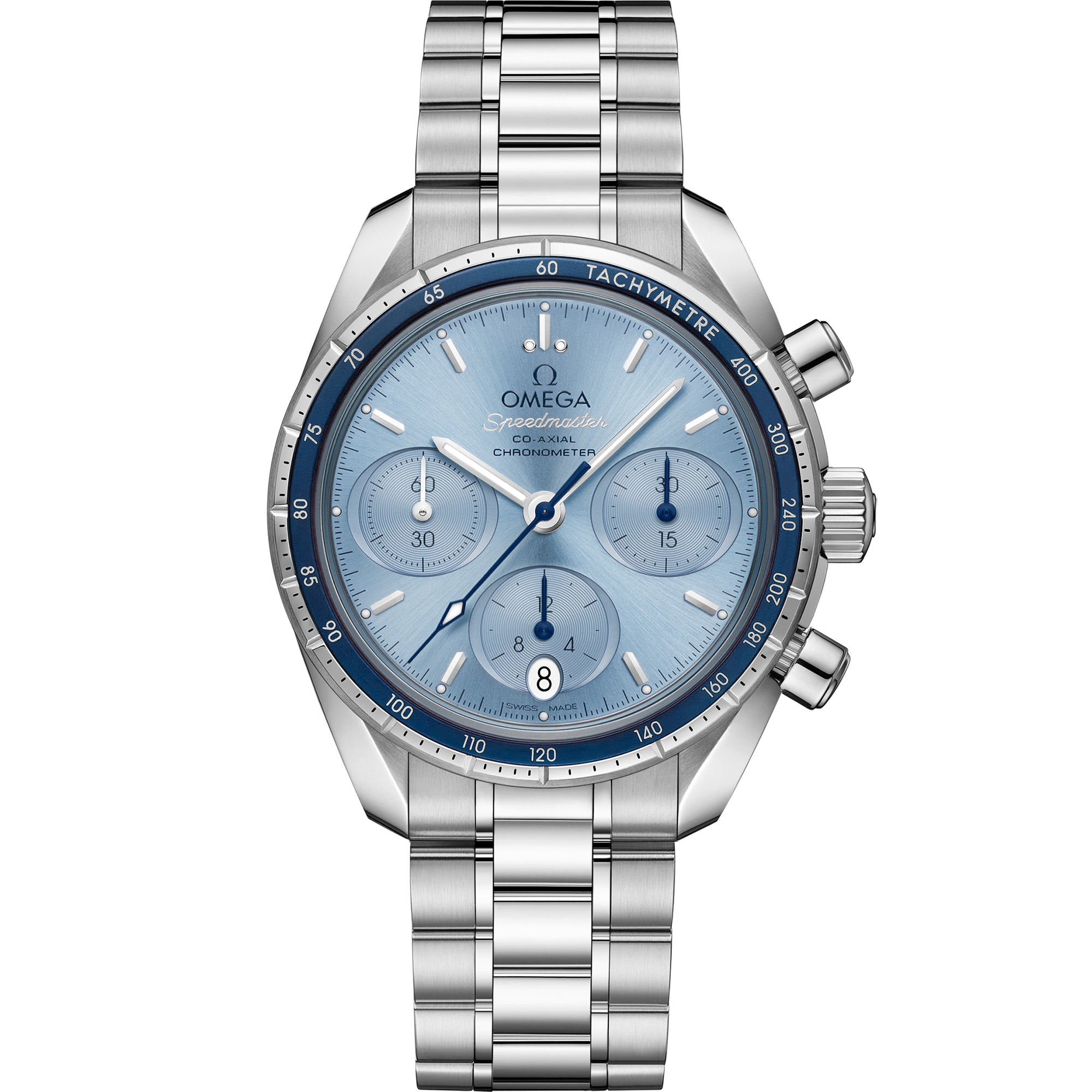 Speedmaster 38 mm, Steel on Steel - 324.30.38.50.03.001