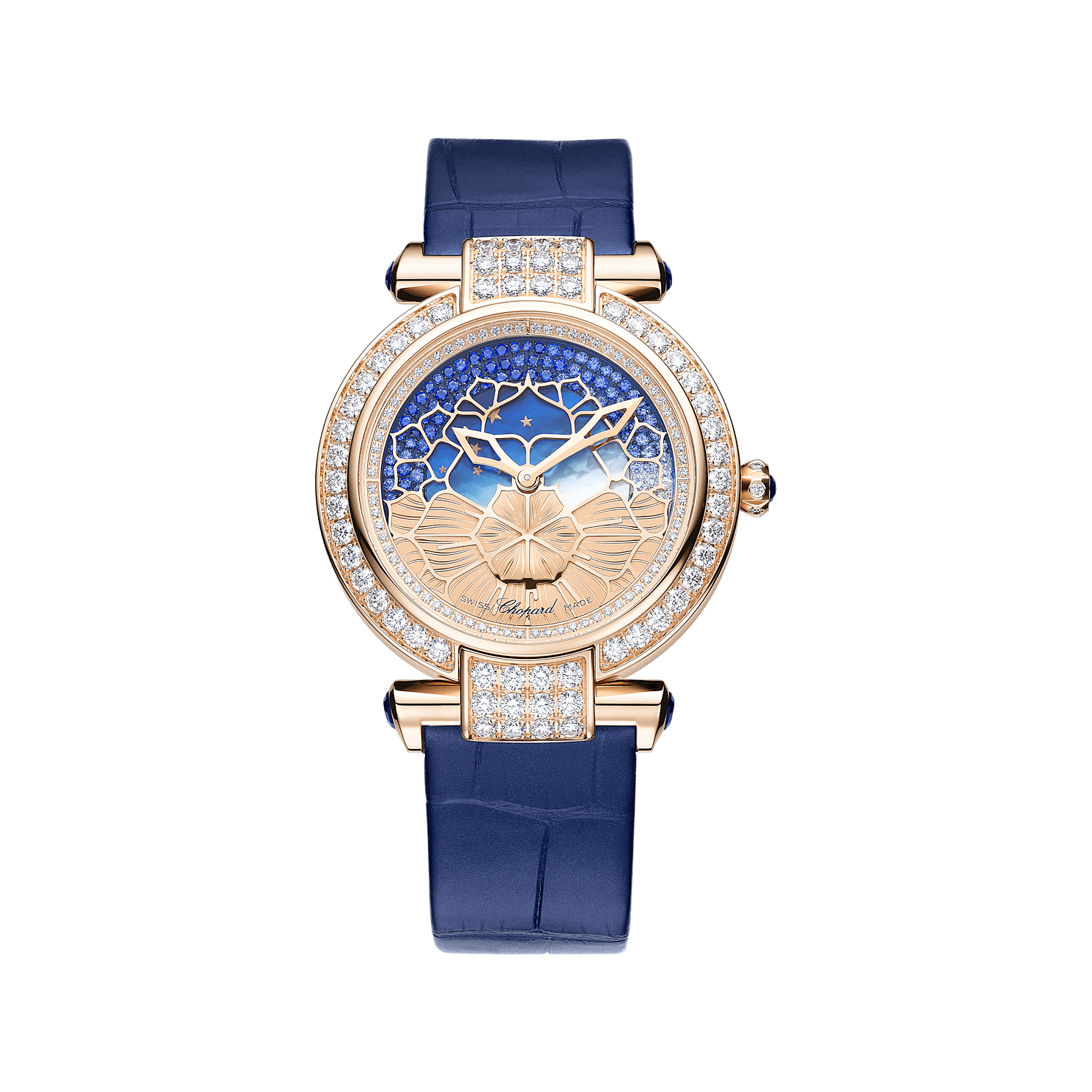 385388-5001 IMPERIALE Day & Night 36 mm, automatic, ethical rose gold, diamonds, sapphires