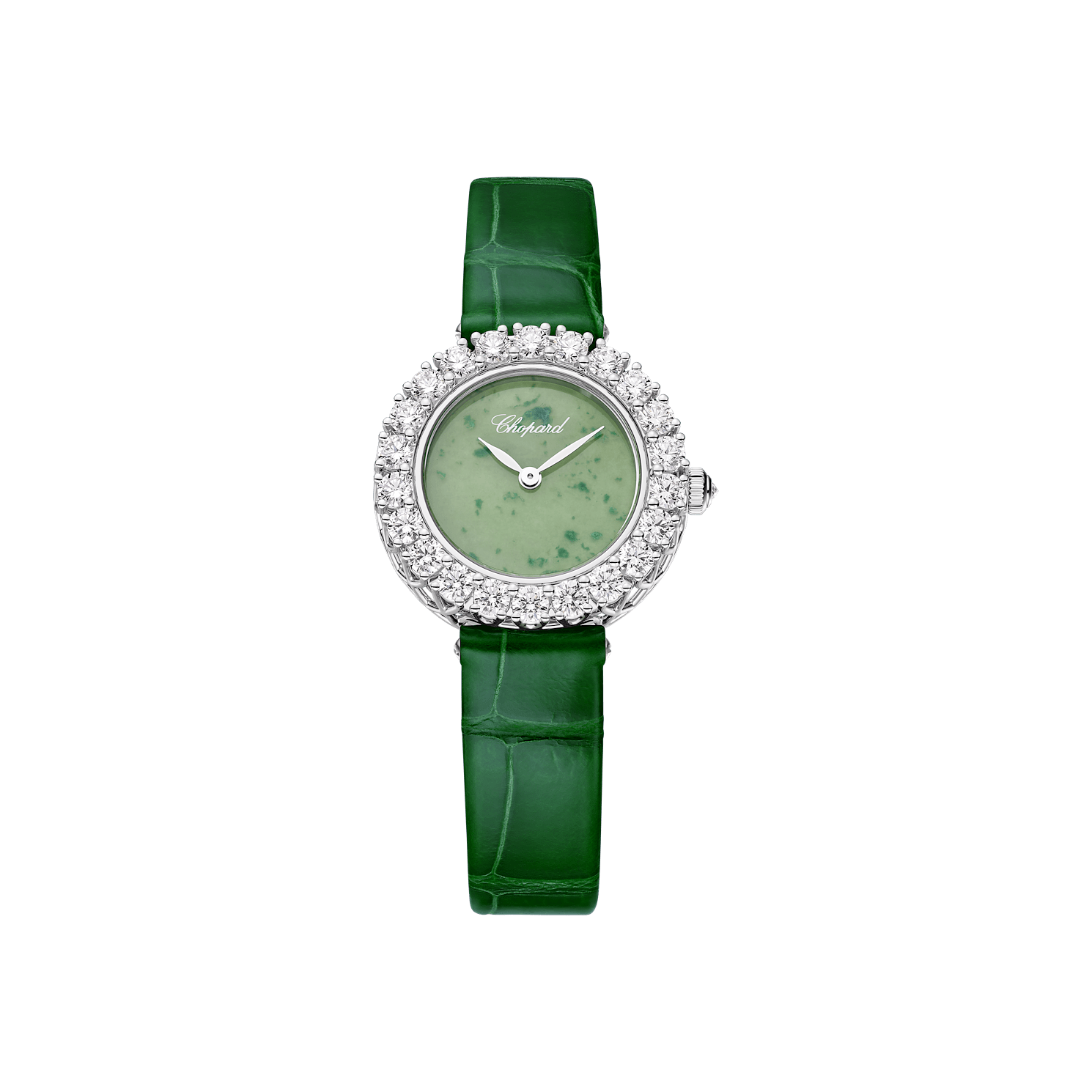 13A178-1310 L'heure du Diamant Round 26 mm, manual-wound, ethical white gold, diamonds