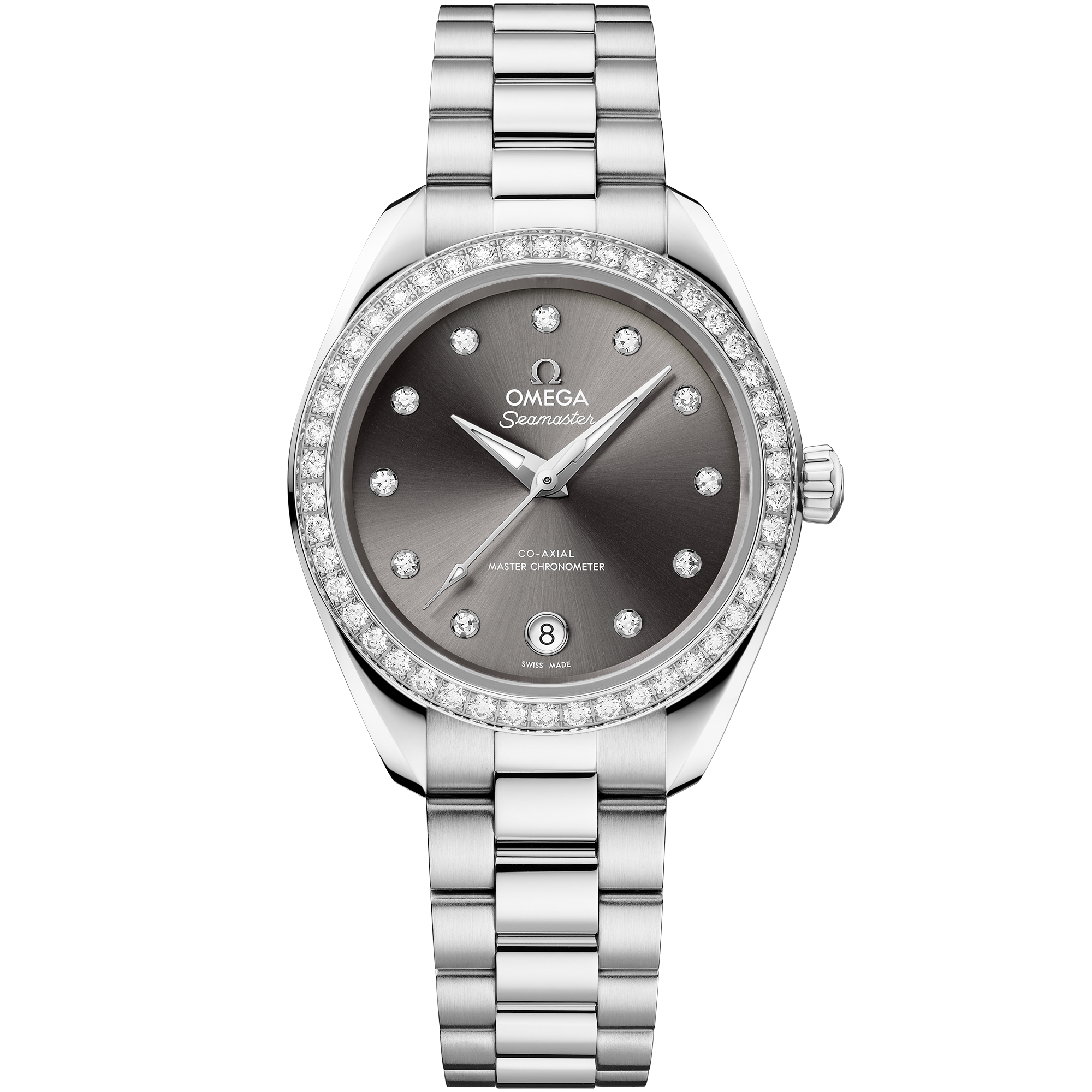 Seamaster Aqua Terra 150M 30 mm - Steel on Steel - 220.15.30.20.56.001 Seamaster Aqua Terra 150M 30 mm, steel on steel