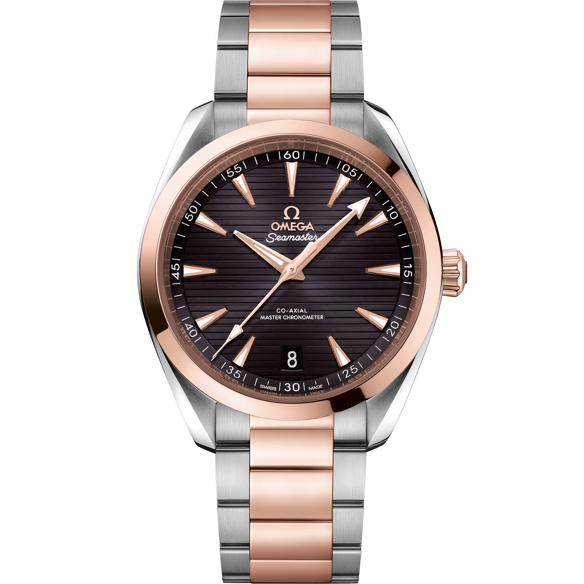 Seamaster Aqua Terra 150M 41mm Steel - Sedna™ Gold on Steel - Sedna™ Gold - 220.20.41.21.06.001 Seamaster Aqua Terra 150M 41 mm, steel - Sedna™ gold on steel - Sedna™ gold
