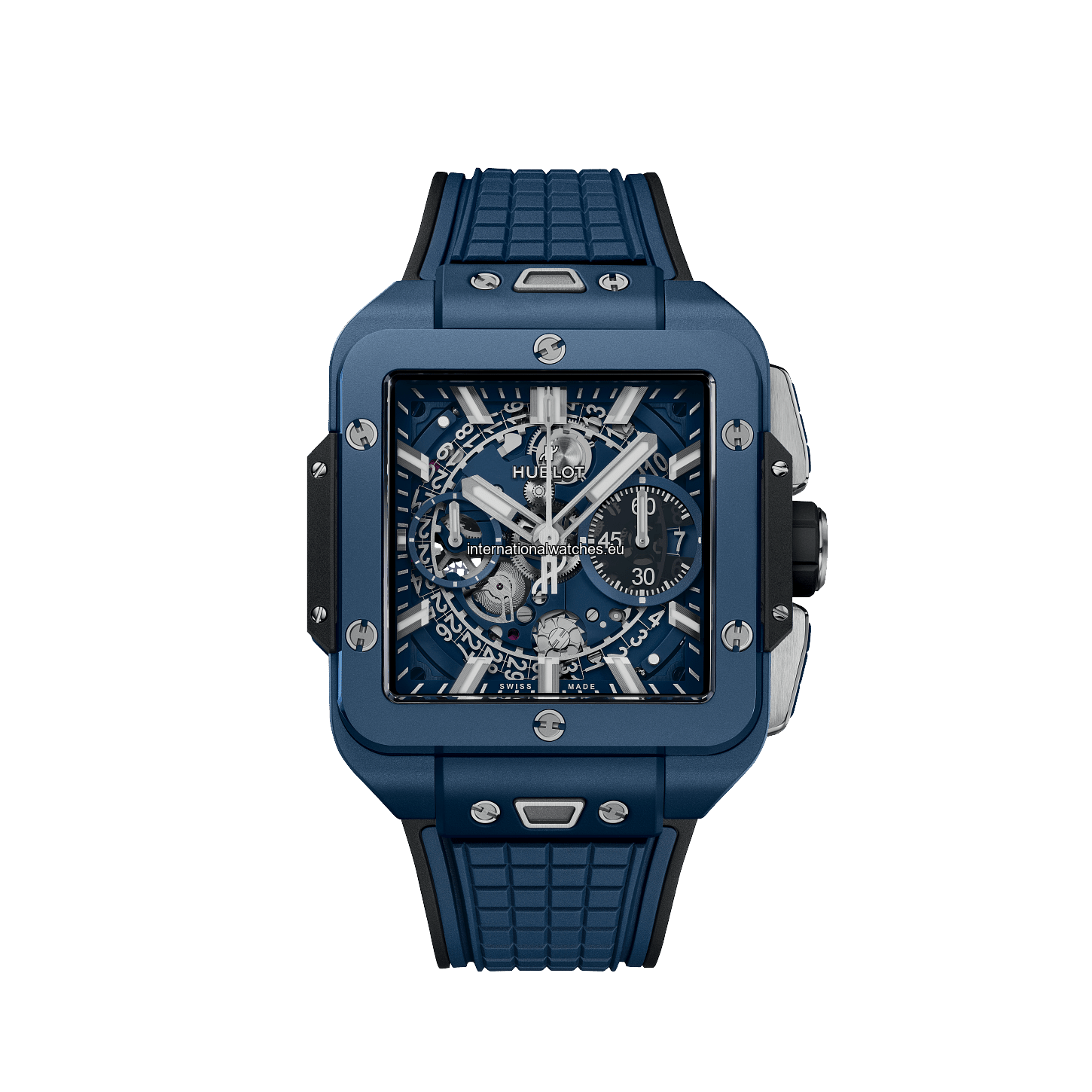 821.EX.5170.RX Square Bang Unico Blue Ceramic 42MM