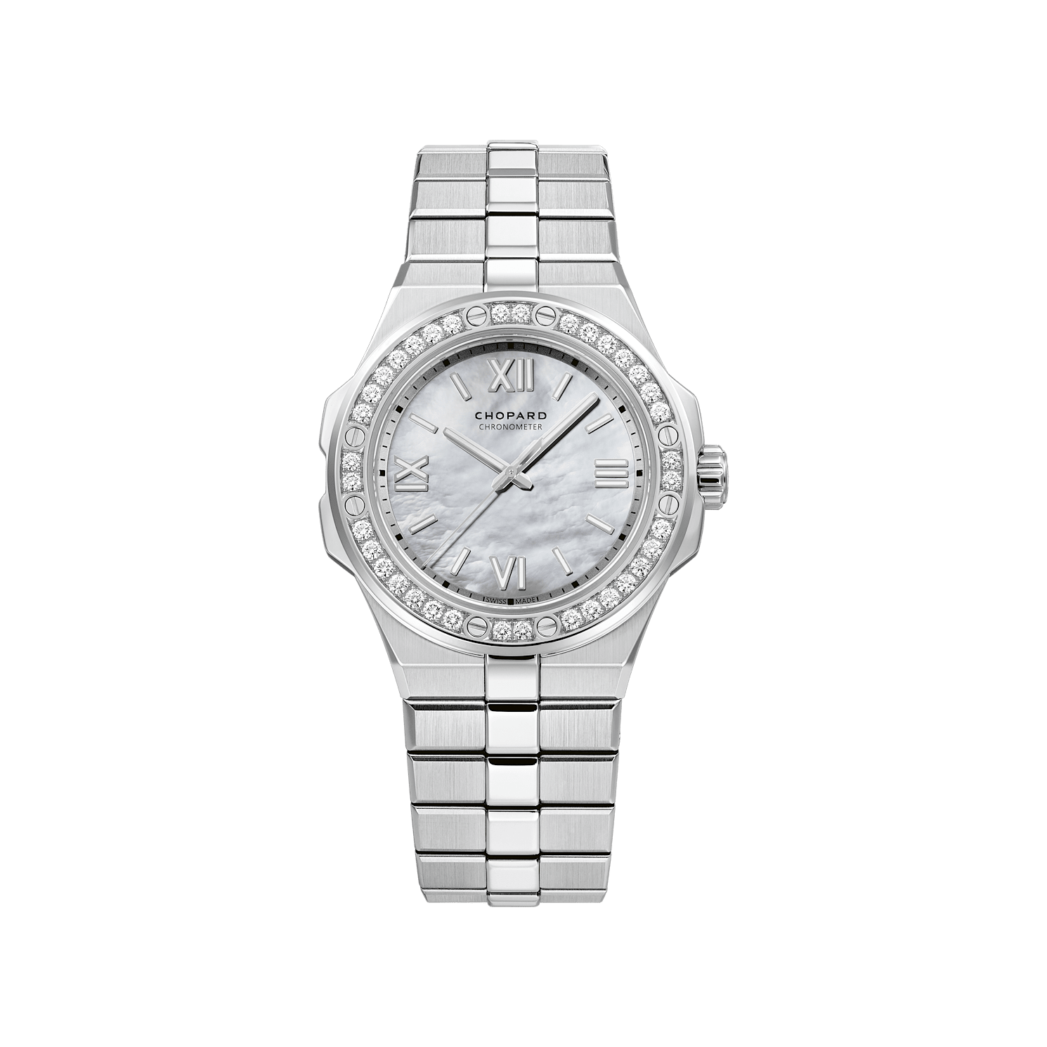 reco05AaFKAryX5OF.png 298601-3002 Alpine Eagle 36 36 mm, automatic, Lucent Steel™, diamonds - Image 1