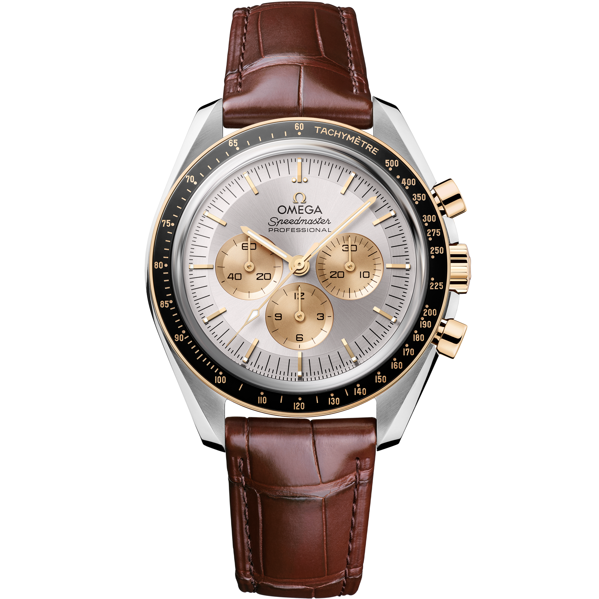 Speedmaster Moonwatch Professional 42 mm, Steel – Moonshine™ Gold