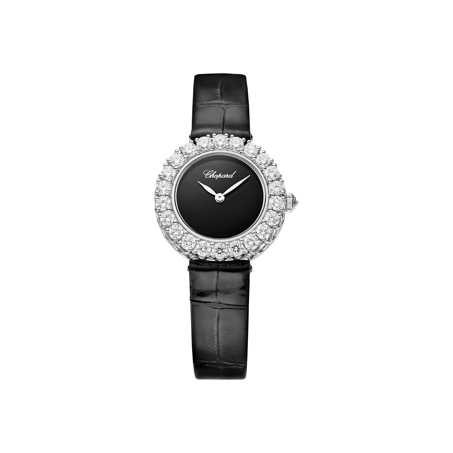 13A178-1318 L'heure du Diamant Round 26 mm, manual-wound, ethical white gold, diamonds