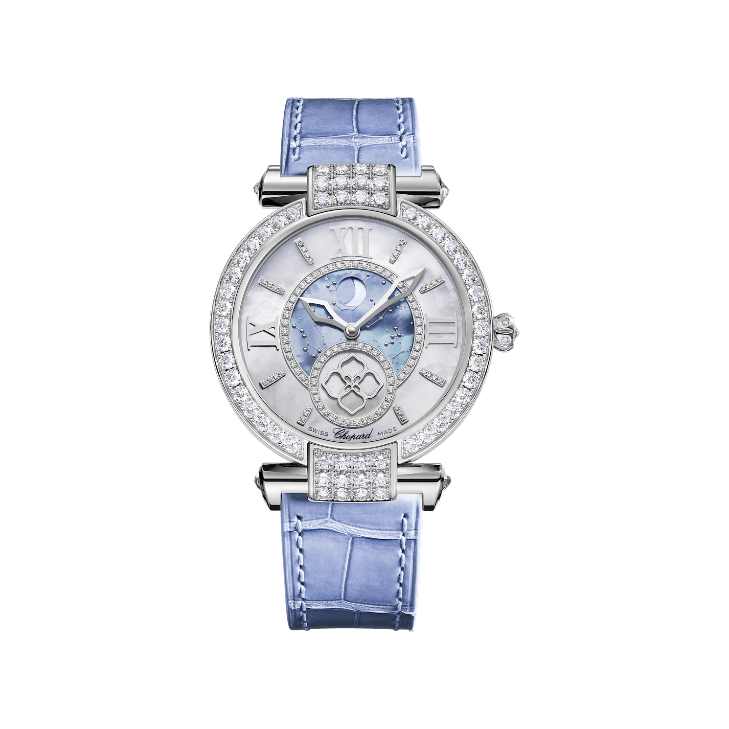 384246-1001 IMPERIALE Moonphase 36 mm, automatic, ethical white gold, diamonds