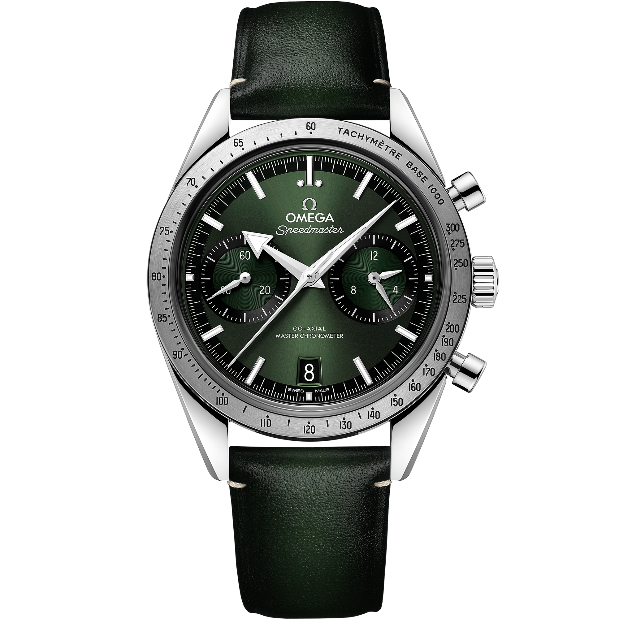Heritage Models 40.5 mm - 332.12.41.51.10.001 Speedmaster '57 Co-Axial Master Chronometer Chronograph 40.5 mm, steel on leather strap