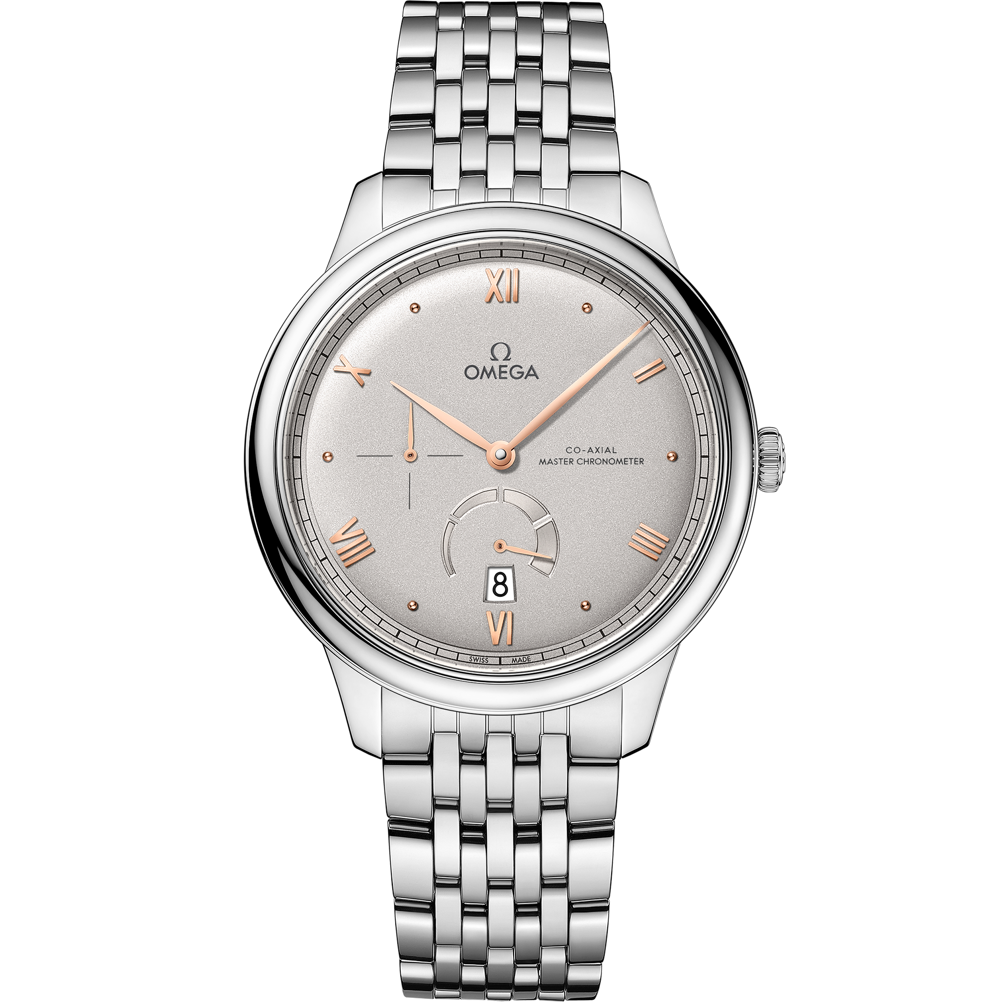 De Ville Prestige 41 mm, steel on steel - 434.10.41.21.06.001 De Ville Prestige Co-Axial Master Chronometer Power Reserve 41 mm, steel on steel