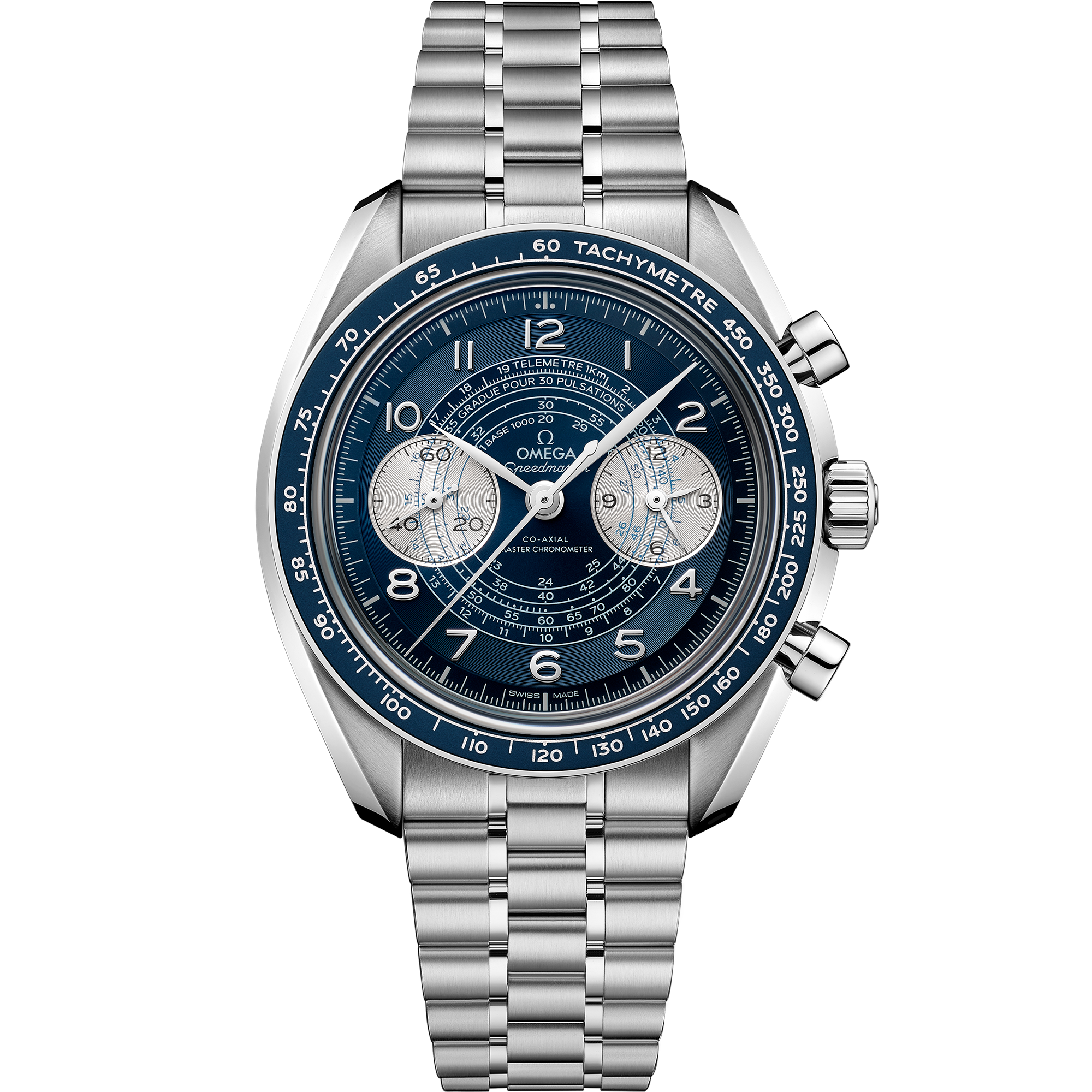 Speedmaster Chronoscope Two Counters 43mm Steel on Steel - 329.30.43.51.03.001 Speedmaster Chronoscope Co-Axial Master Chronometer Chronograph 43 mm, steel on steel