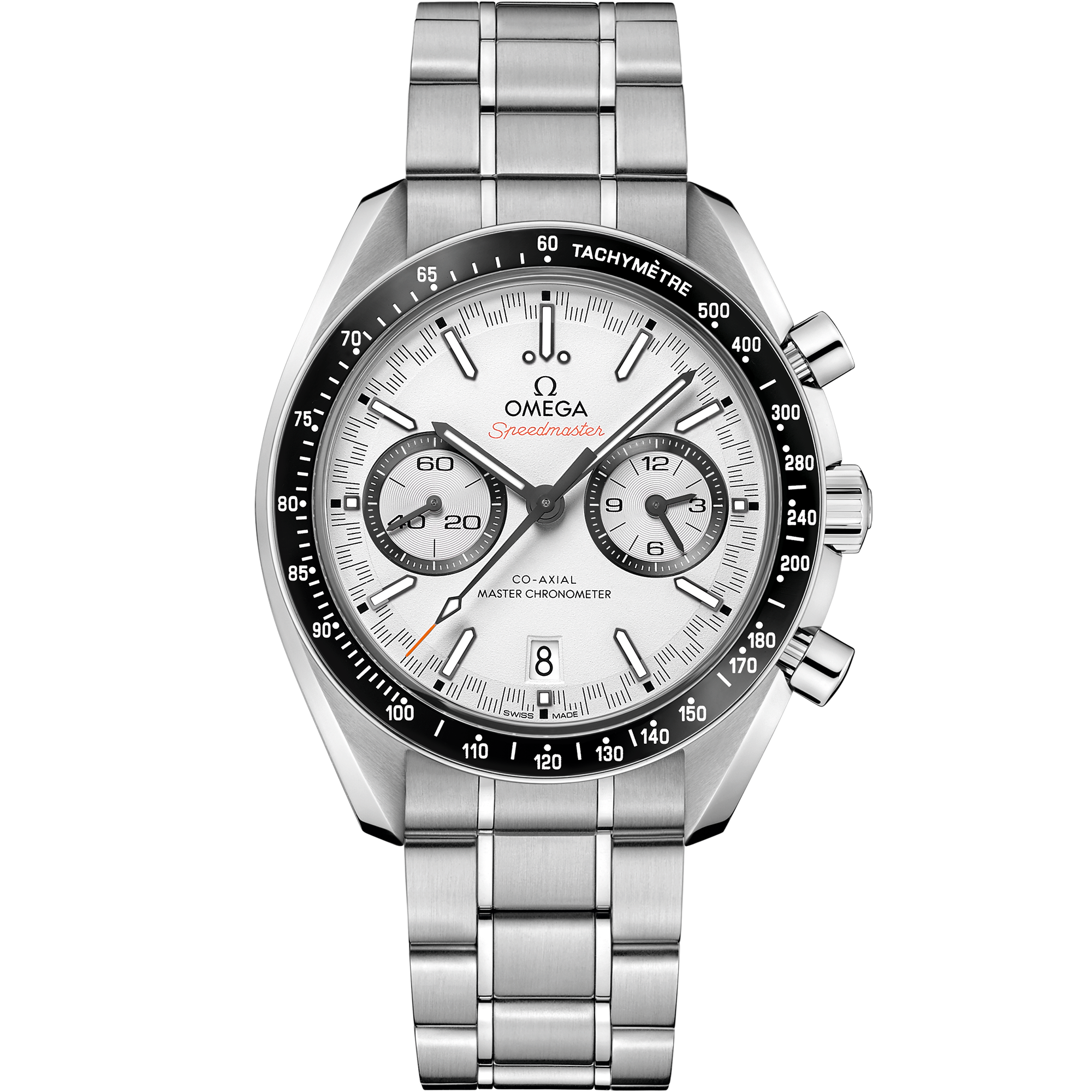Speedmaster Racing Two Counters 44.25 mm Steel on Steel - 329.30.44.51.04.001 Speedmaster Racing 44.25 mm, steel on steel